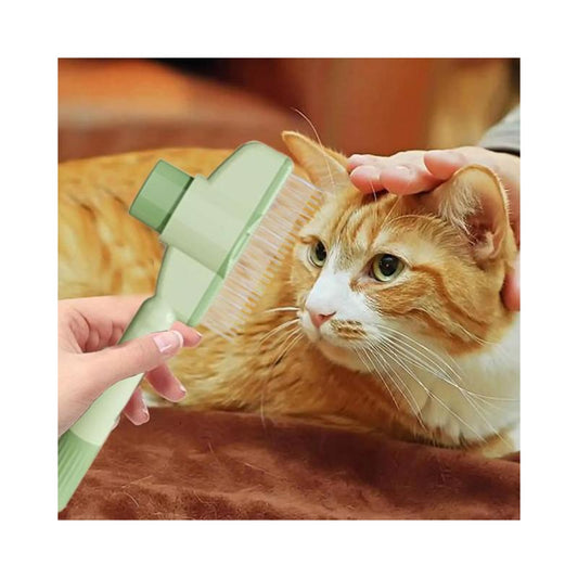 Self-Cleaning Pet Comb – Detangling & Deshedding Tool for Long-Haired Cats and Dogs